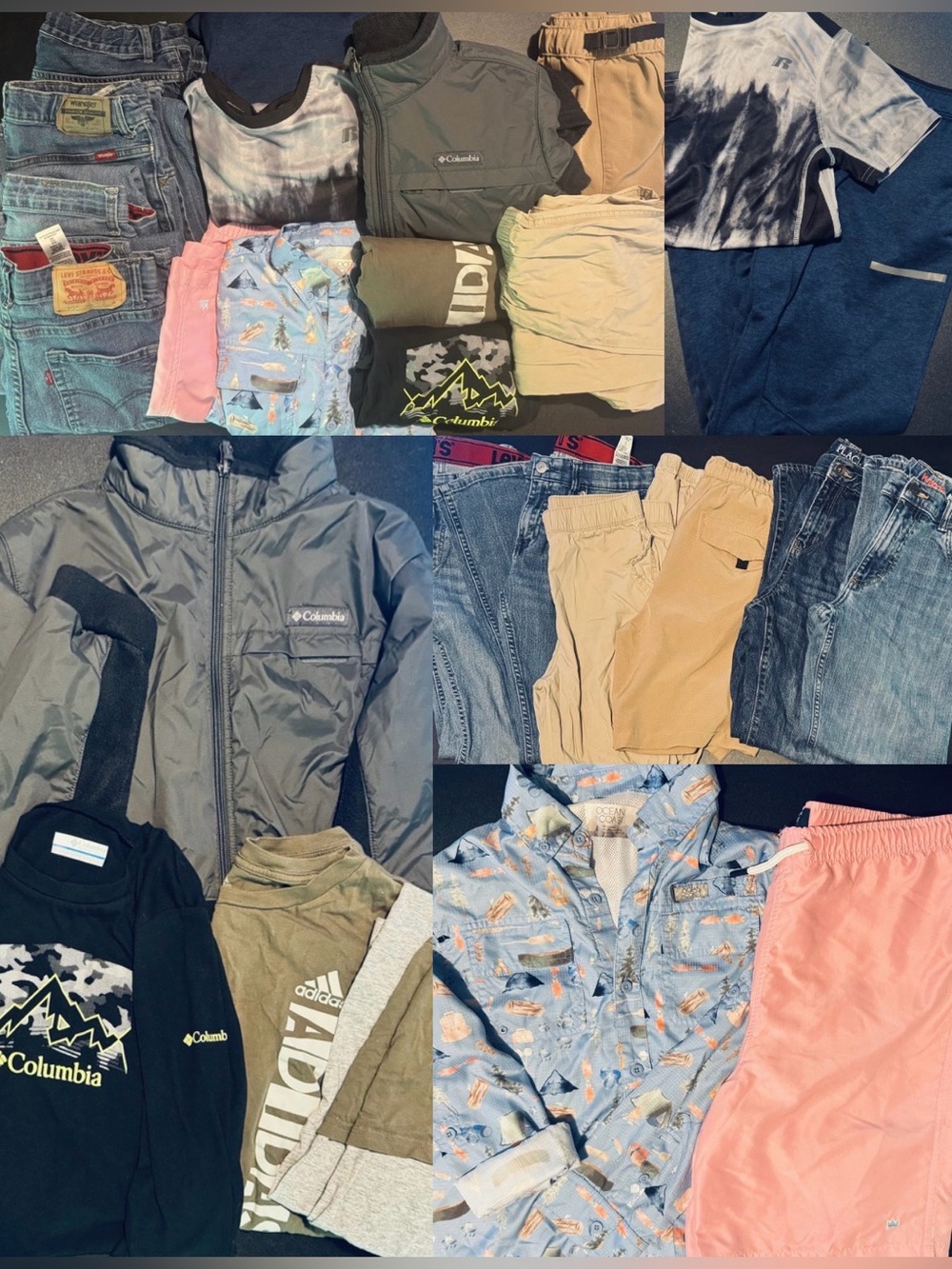 SIZE 14/16 BIG BOY’S 13 PIECE CASUAL CLOTHING BUNDLE - Picture 2 of 13